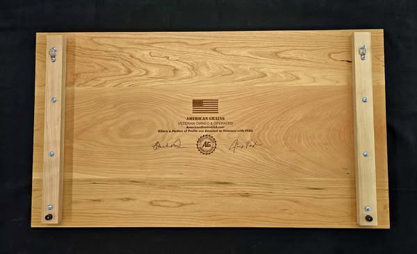 Declaration of Independence Blue Patriotic Wooden Bookmark – Handcrafted by U.S. Veterans