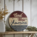 PATRIOTIC WELCOME SIGN Americana Front Door Decor AllyBay